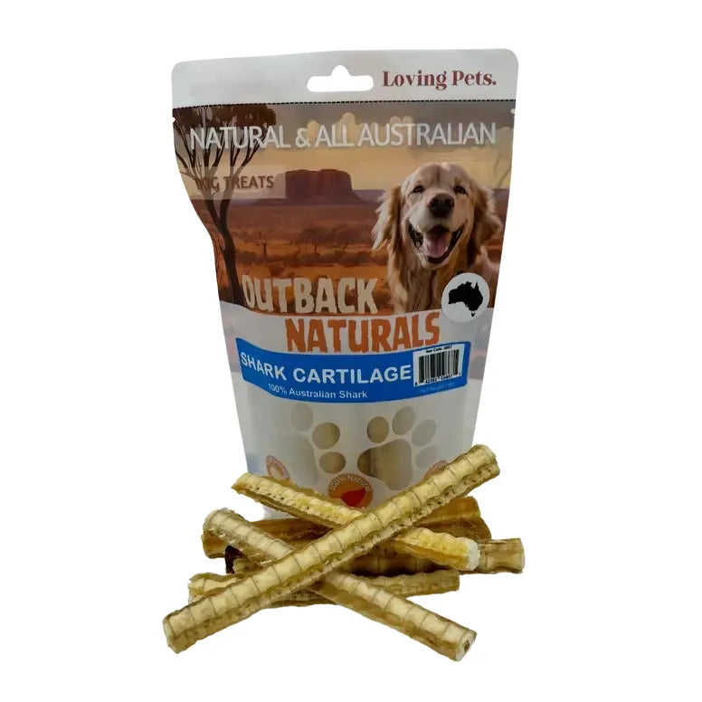 Loving Pets Australia Natural Shark Cartilage Dog Treats - 3.53 Ounce Pack for Canine Joint Health