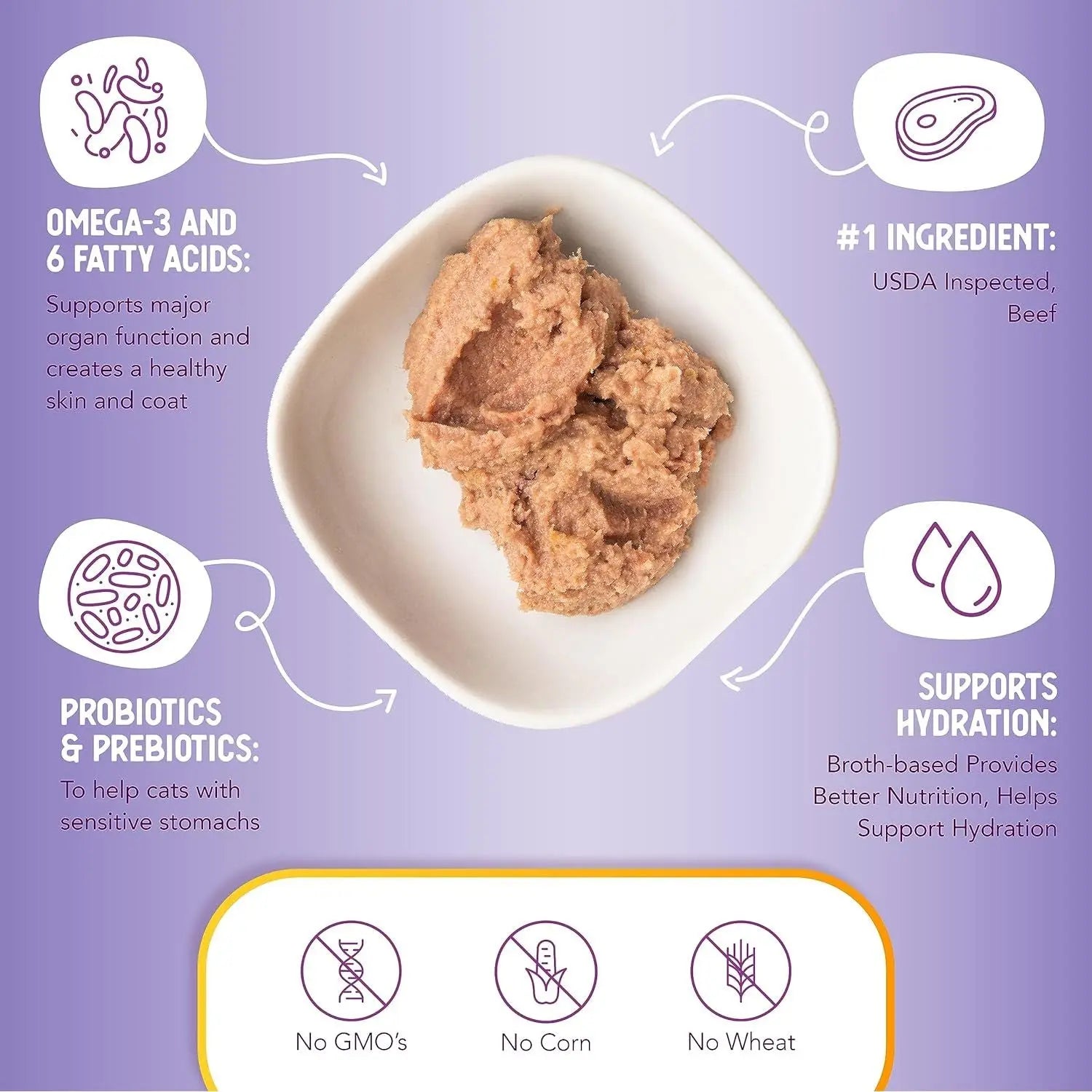 Health Extension 24-Pack 2.8 oz Grain-Free Wet Cat Food with Beef & Salmon