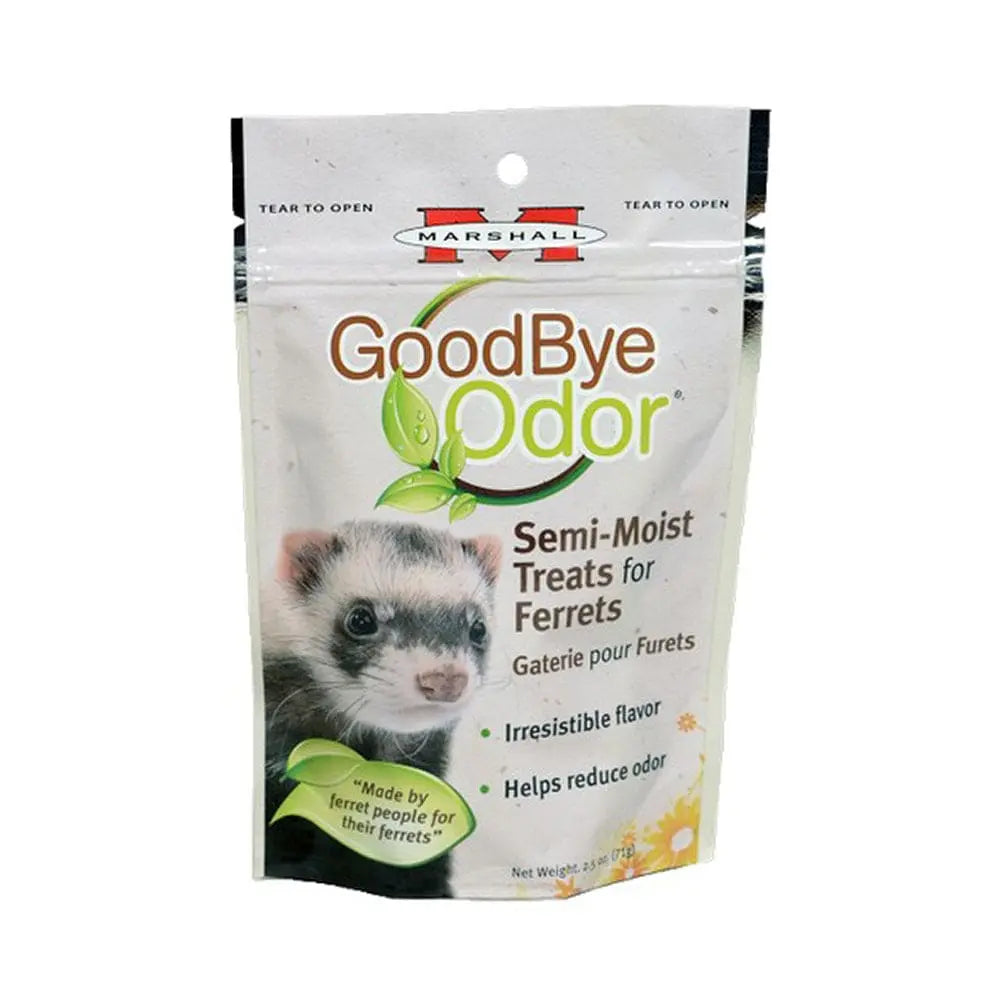 Marshall® High - Quality Semi - Moist Ferret Treats - GoodBye Odor™, 25 Oz