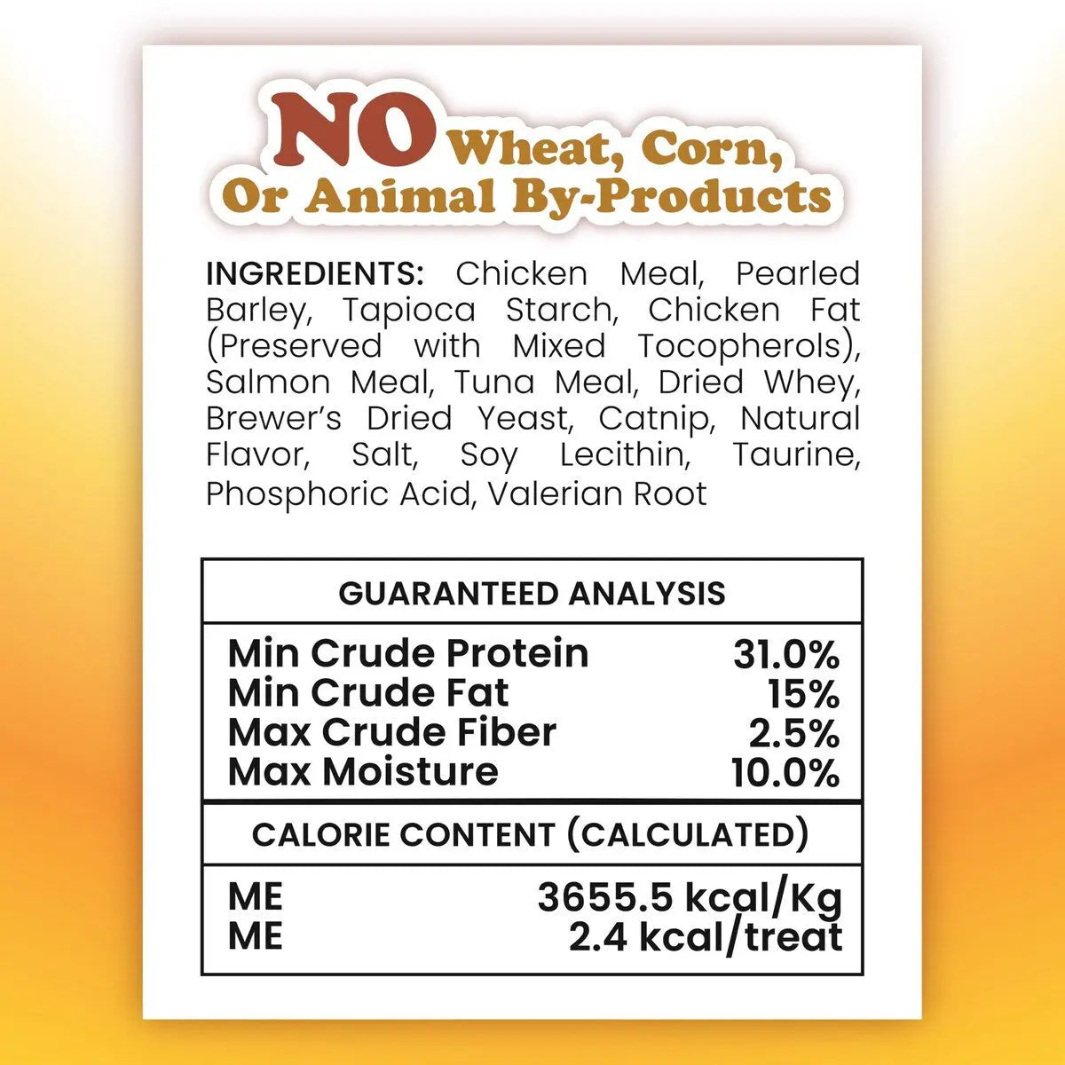 Meowijuana 3 Oz Crunchy Chicken & Catnip Flavored Cat Treats