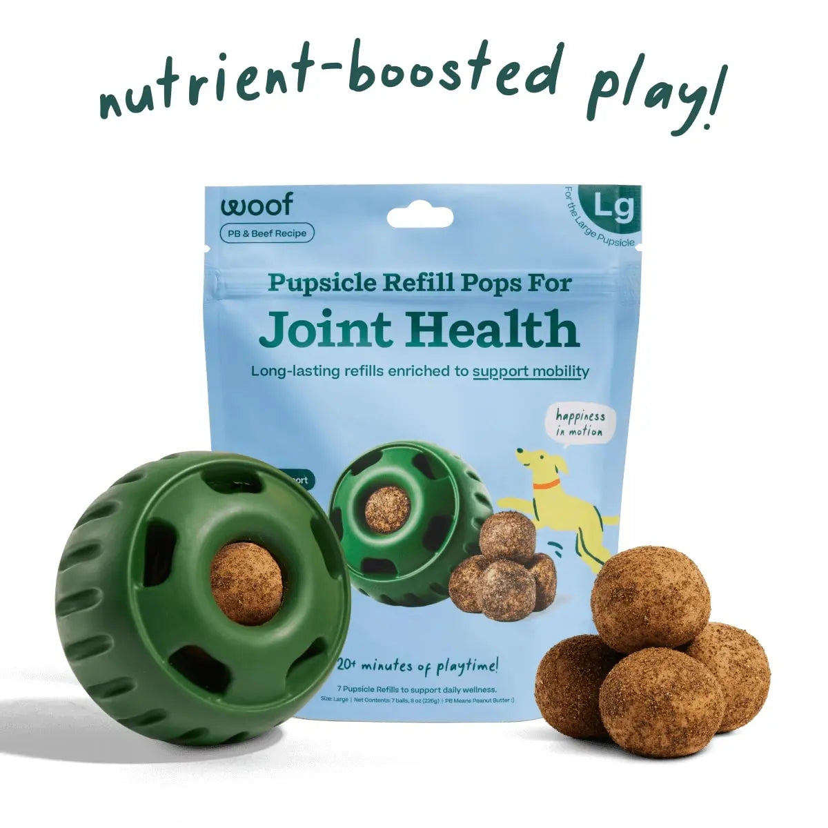 Woof Pupsicle Long - Lasting Hip & Joint Health Refill Dog Lickable Treats