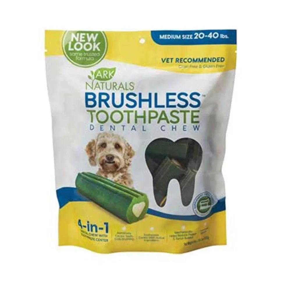 Ark Naturals® Medium-Sized 18 Oz Brushless Toothpaste Dental Chews for Dogs