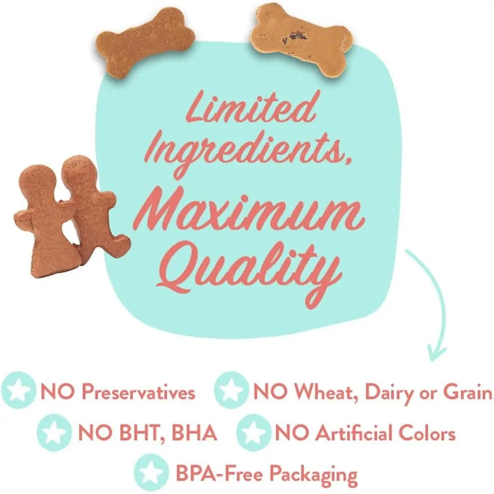 Portland Pet Food Company 5oz Grain-Free and Gluten-Free Bacon-Flavored Dog Treat Biscuits