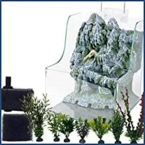 2.65-Gallon Aquatic Ecosystem Glass Aquarium Planting Tank