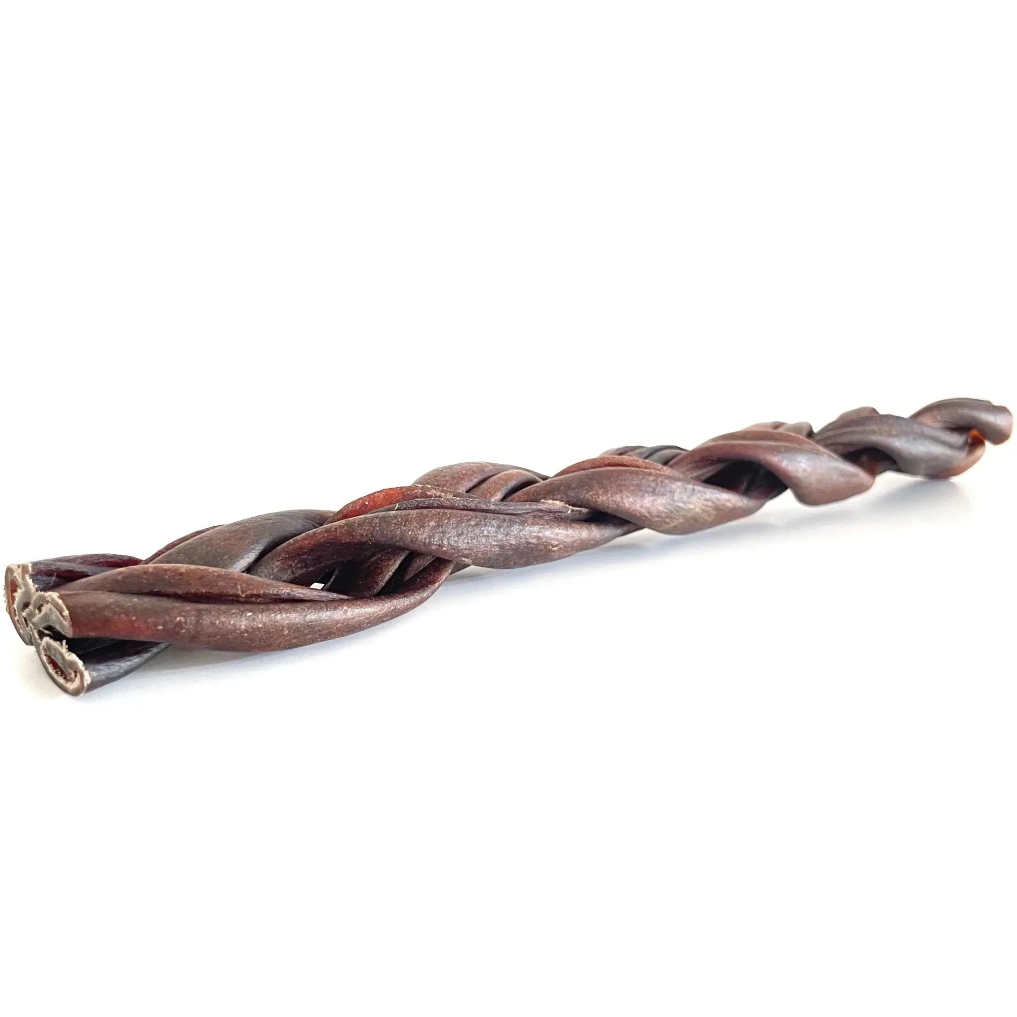 High - Quality Home Range Water Buffalo Collagen Braid Dog Chew Treats, 25 - Piece Pack, 11 - 12 Inches Each