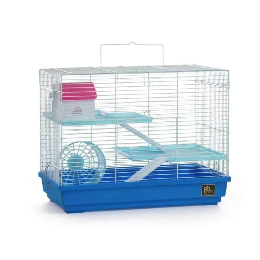 Prevue Pet Products Blue and White Critter Clubhouse Hamster and Gerbil Cage