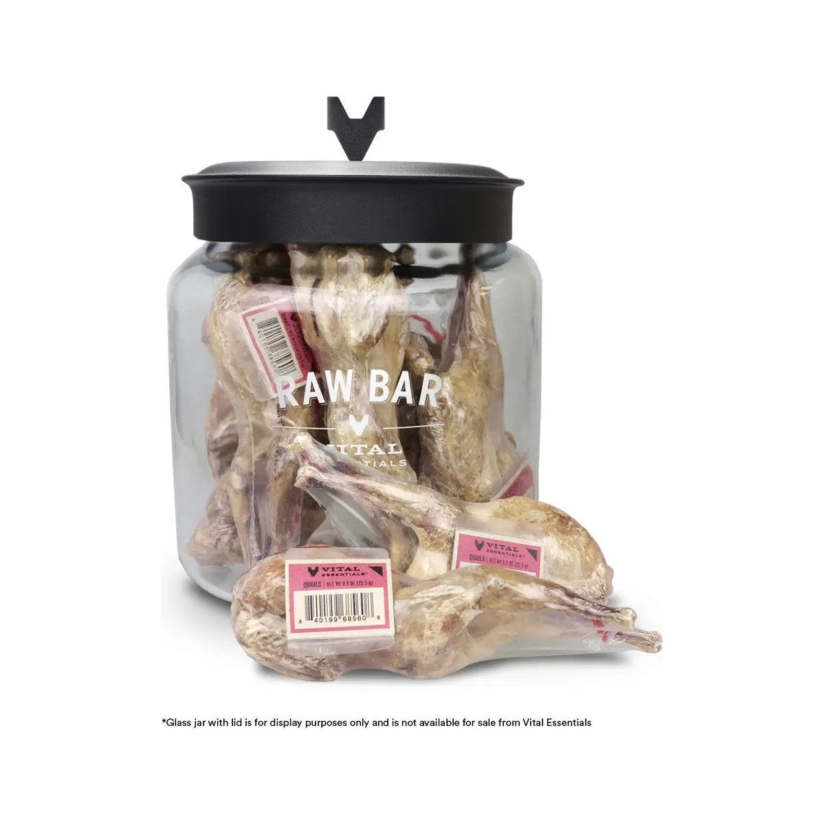 Vital Essentials RAW BAR 20-Piece Freeze-Dried Raw Quail Dog Treats