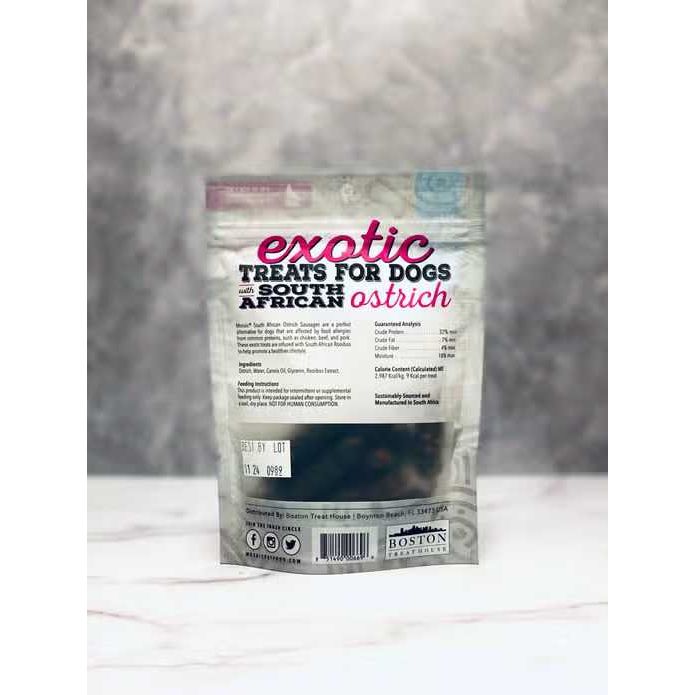 South African Rooibos - Infused Mosaic Ostrich Sausage Dog Treats