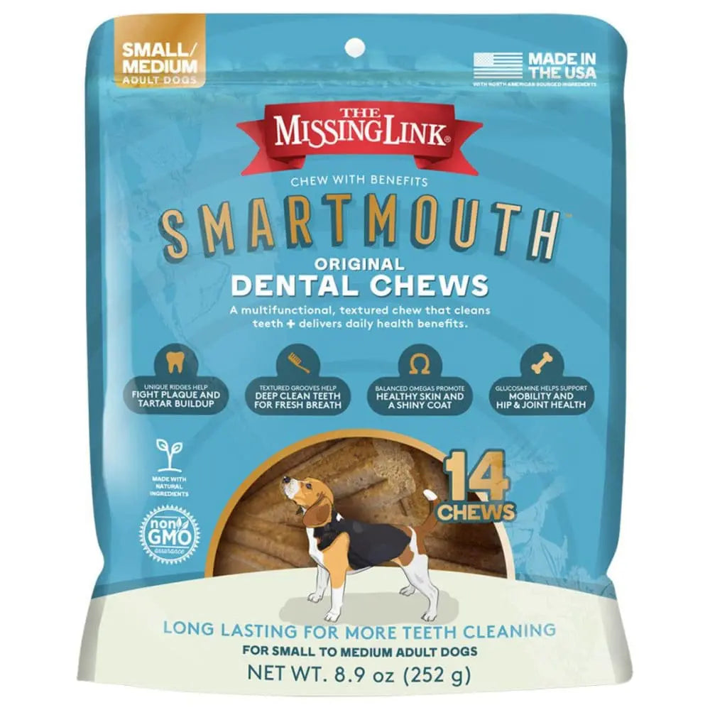 Missing Link SMARTMOUTH All - in - One Dental Chew for Dogs with Comprehensive Health Benefits