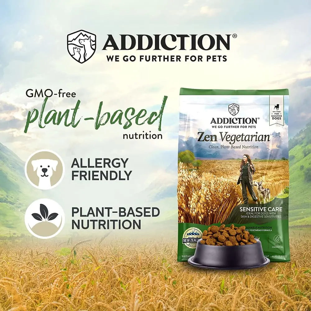 High - Quality Addiction Zen Vegetarian Grain - Free Dry Dog Food for Canine Companions