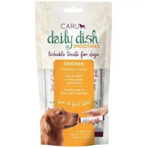 Caru Pet Food Daily Dish Chicken - Flavored Creamy Lickable Dog Treats