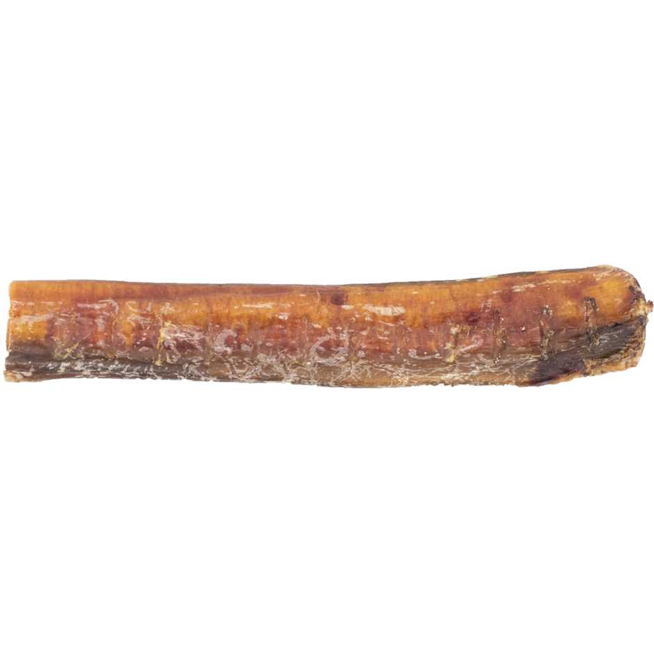 BarknBig Single-Ingredient Thick and Odorless Beef Bully Stick Dog Treat Chew for All Dog Sizes
