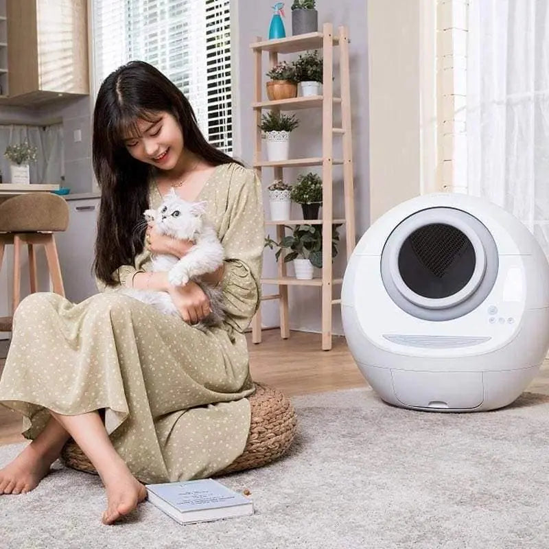 High - end Automatic Smart Anti - Splash Self - cleaning Cat Litter Box