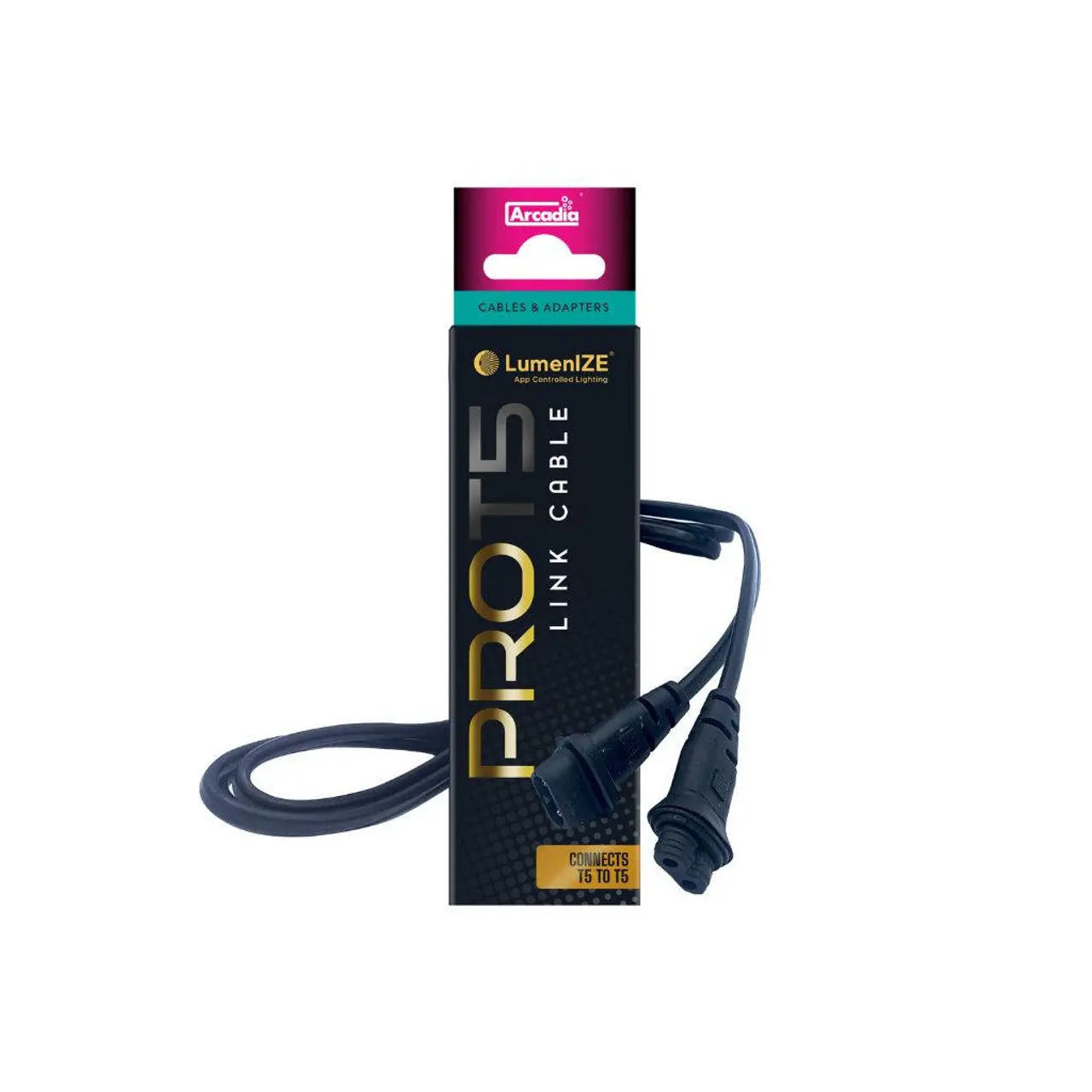 LumenIZE 1.2M T5 to T5 Connecting Link Cable for Lighting Systems