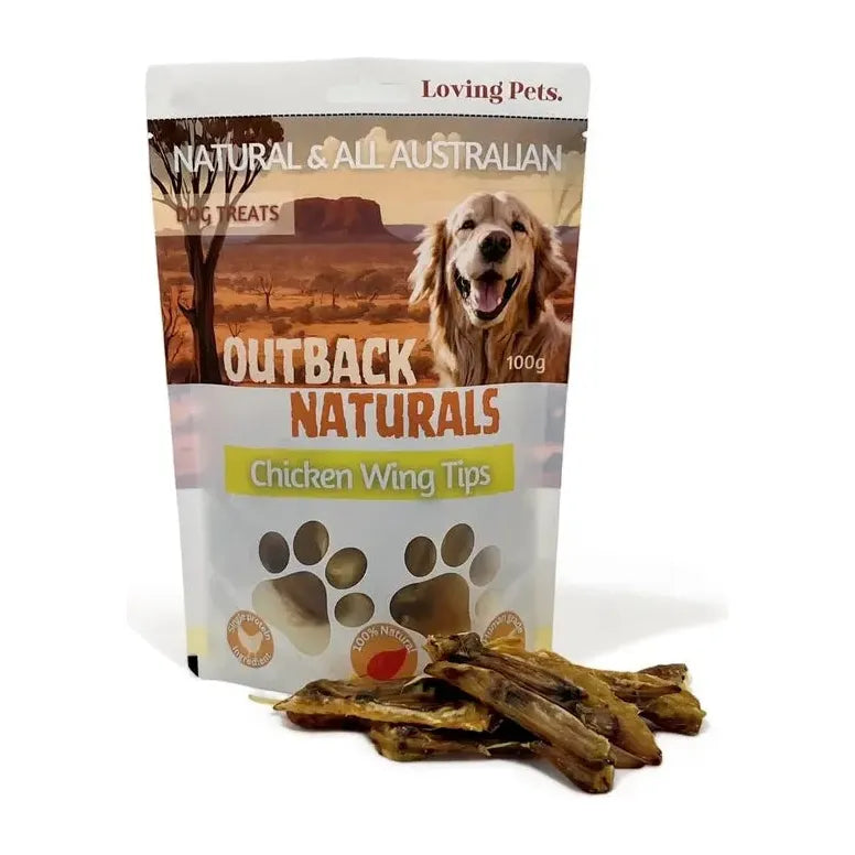 Loving Pets Australia 7.05 oz Chicken Wing Tips Crunchy Dog Treats