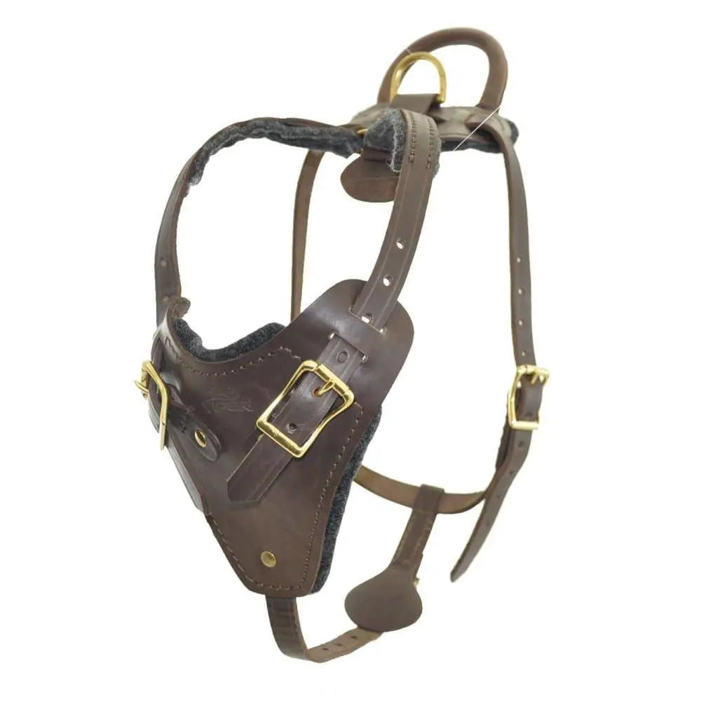 European Handmade Viper Invader Working Dog Harness with Sturdy Brass Hardware