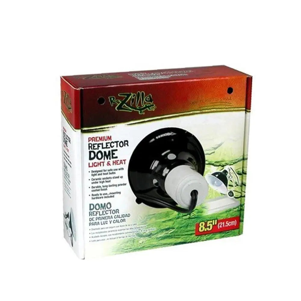 Zilla® 8.5-Inch Premium Black Fluorescent/Incandescent Reflector Dome