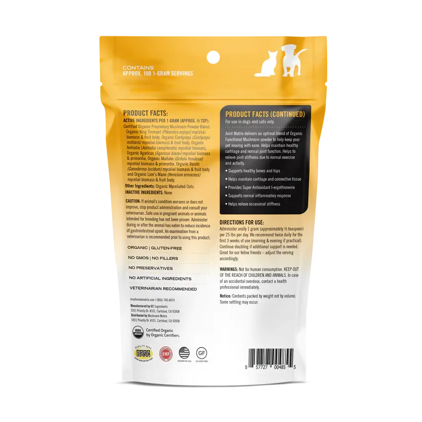 Canine Matrix All - Natural 200g Joint Supplement for Dogs and Cats