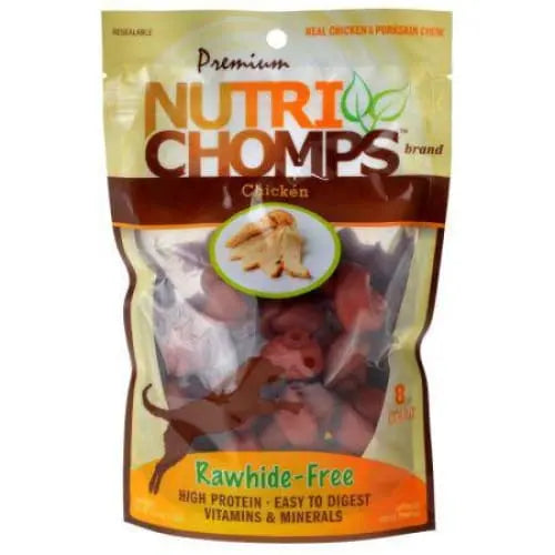 Delicious Premium Chicken Flavor Mini Knot Nutri Chomps for Dogs
