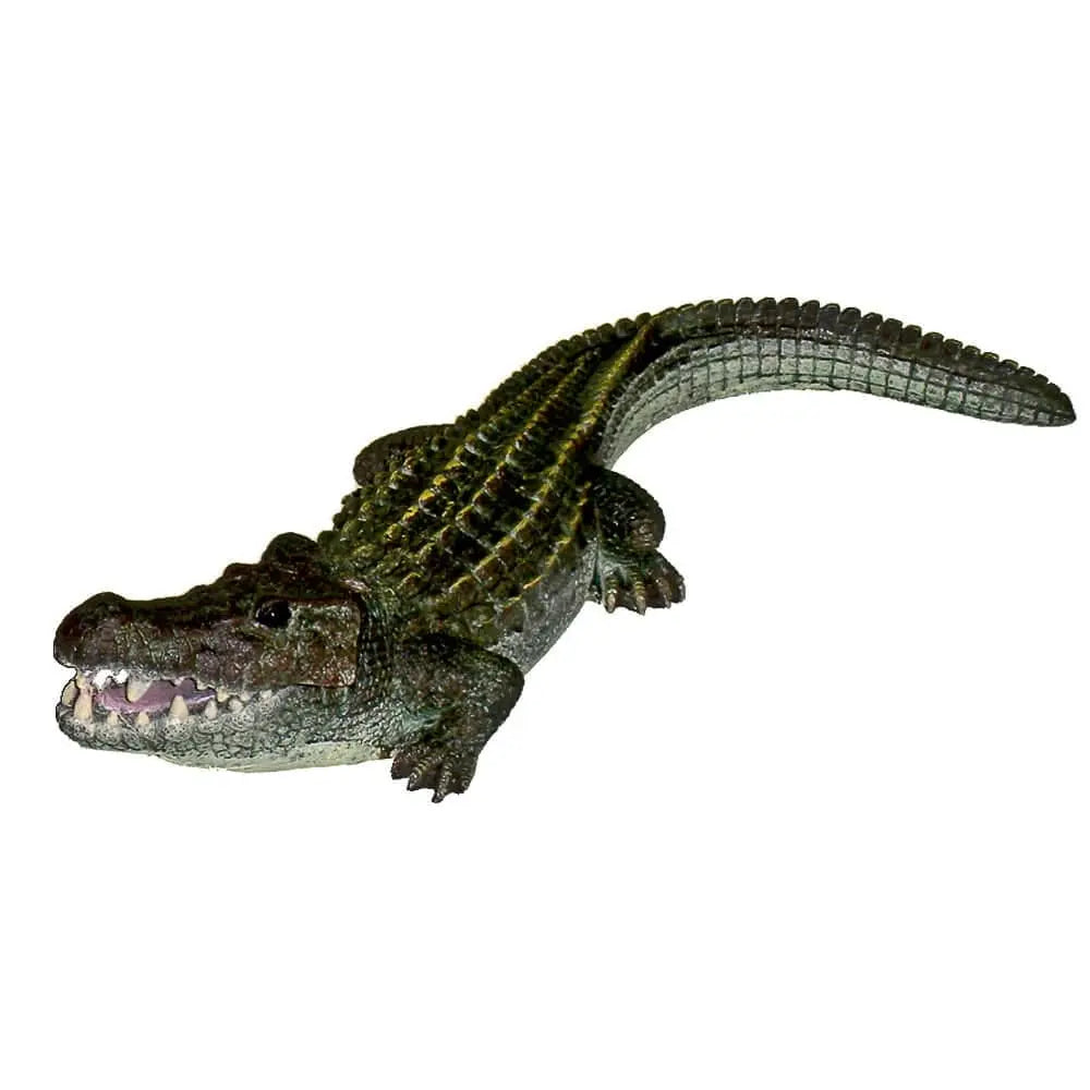 Blue Ribbon's Hand - painted Heavy - duty Resin Bubbling Alligator Tank Accessory