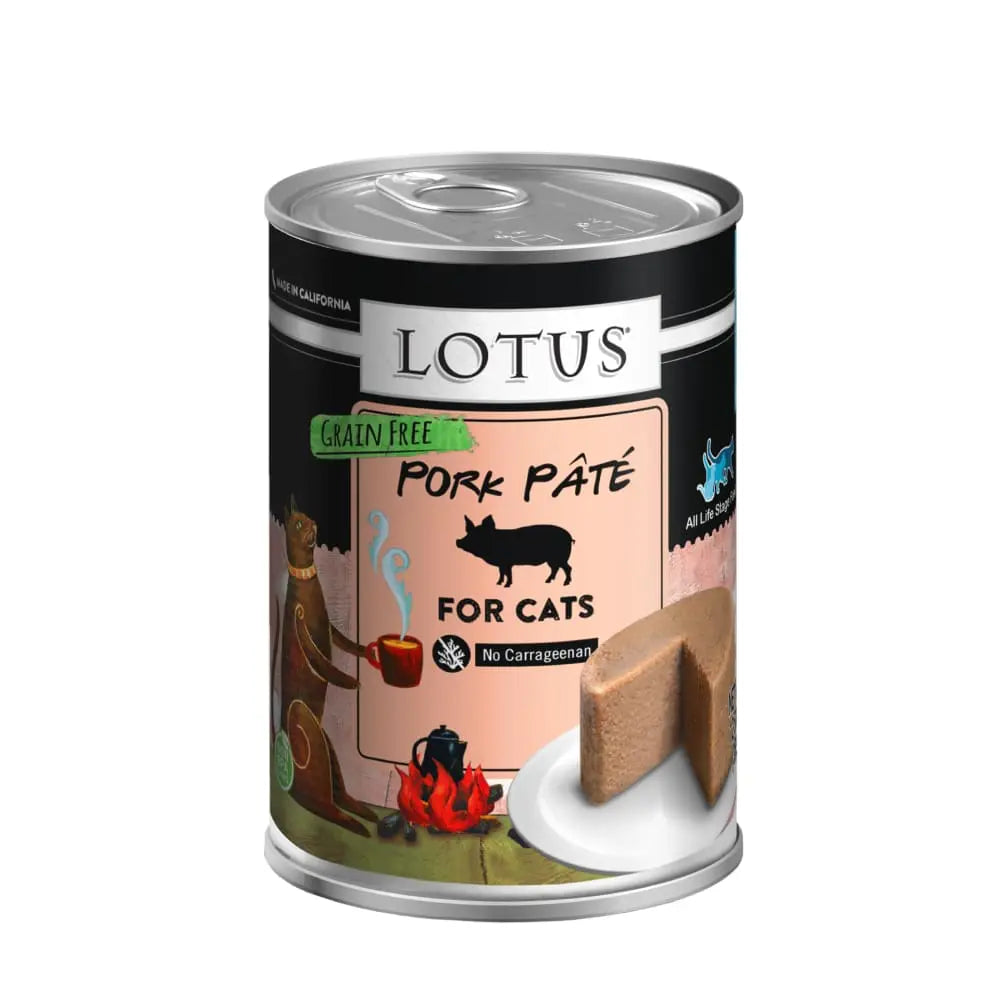 Grain-Free Canned Lotus Pork Pate Cat Food for All Life Stages