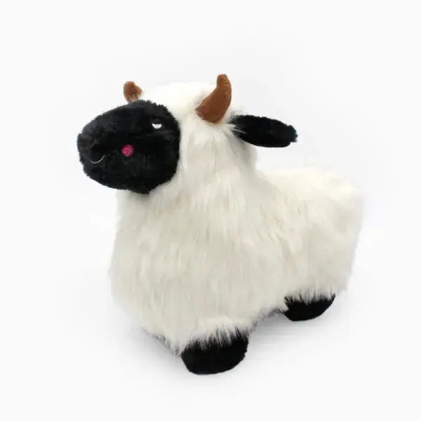 ZippyPaws Wooliez Faux Fur Dog Toy for Medium to Large Dogs