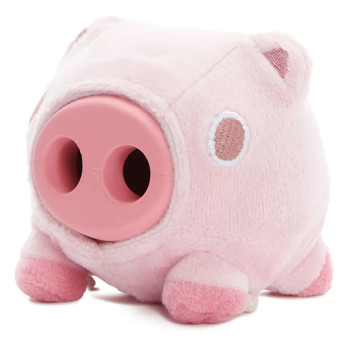 BARK Pink Medium Rubber Super Chewer Pig Hog Hambone Dog Toy