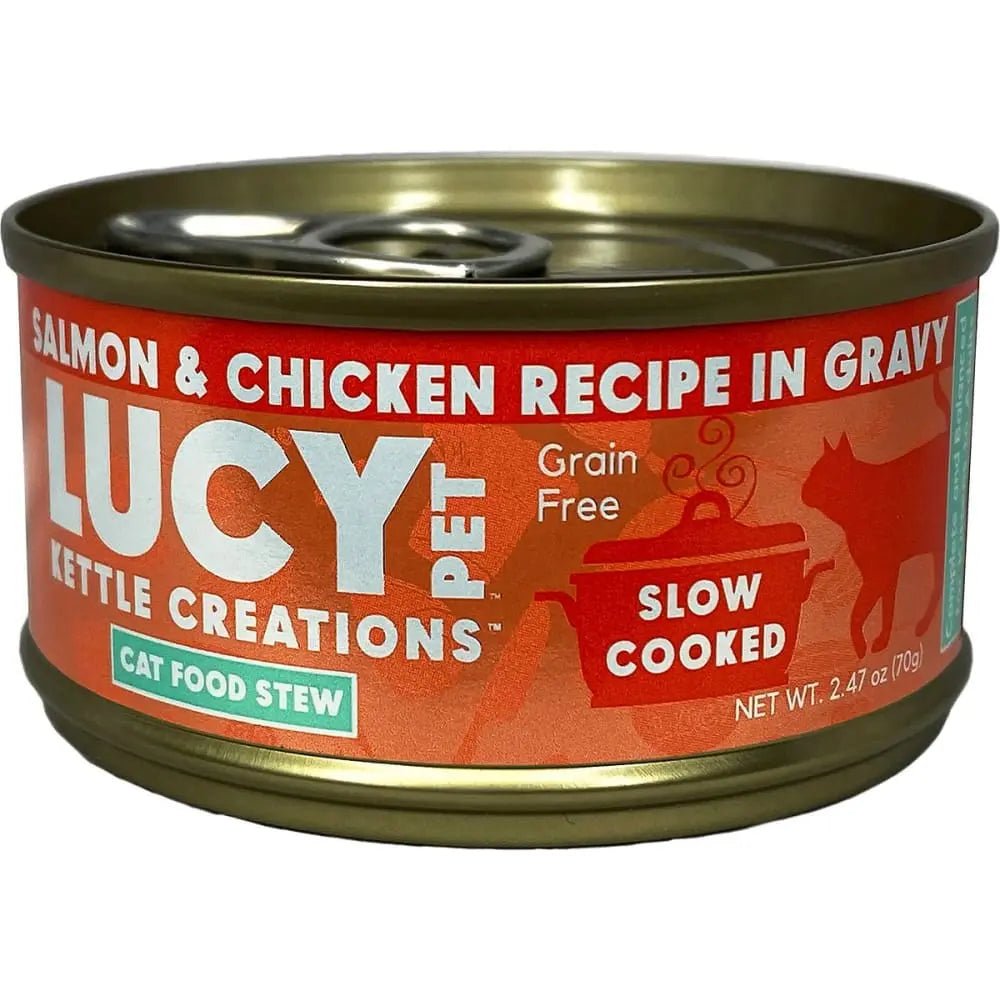 Lucy Pet Products Kettle Creations Gourmet Adult Wet Cat Food Pack of 12 Cans, Each 2.75 Ounces