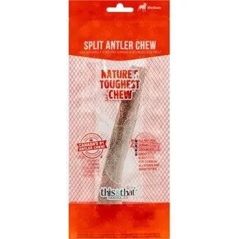 Top - Grade Split Elk Antler Chew Dog Treat from Canadian Venison Farms