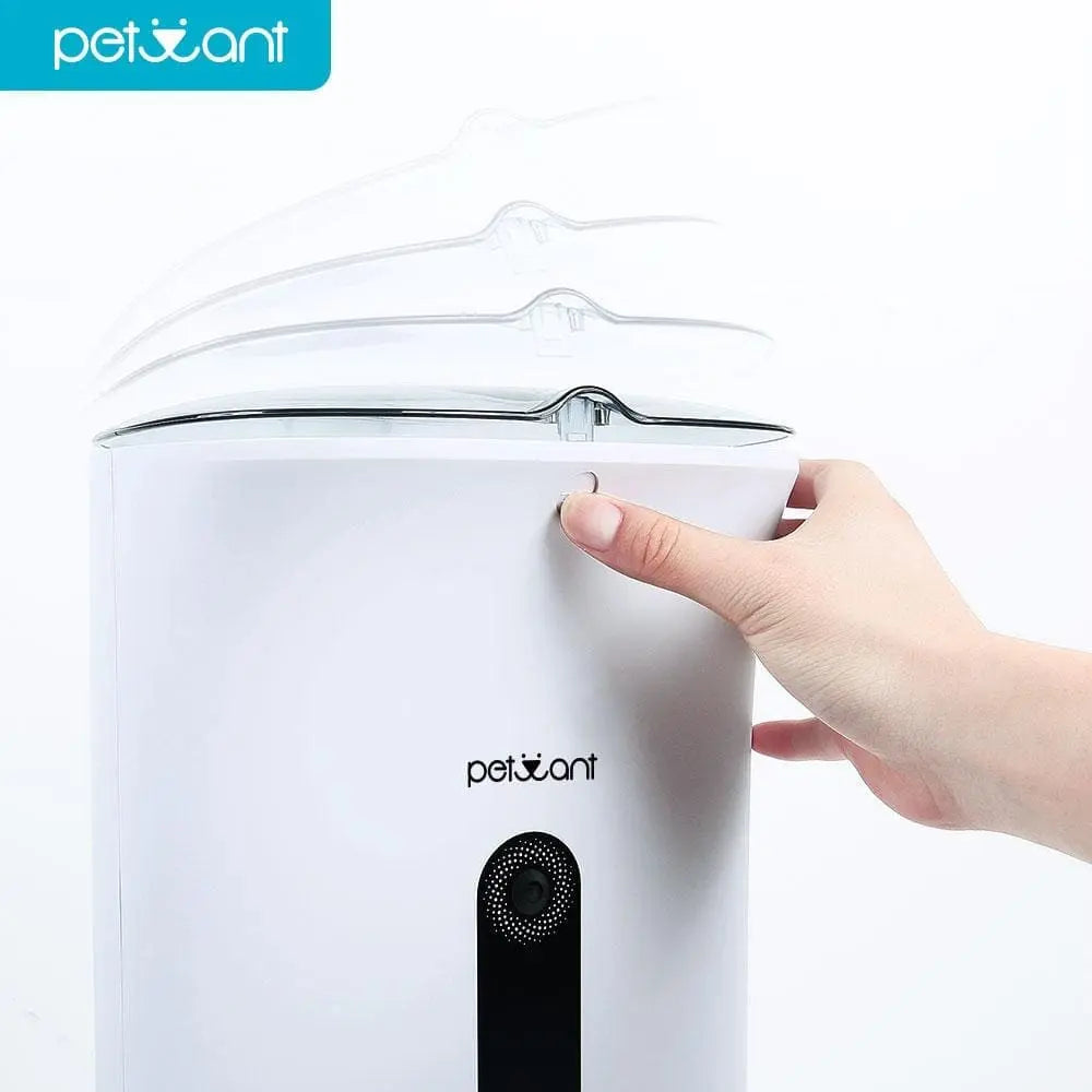 Smart Pet Feeder with App Control and Camera for Convenient Pet Feeding