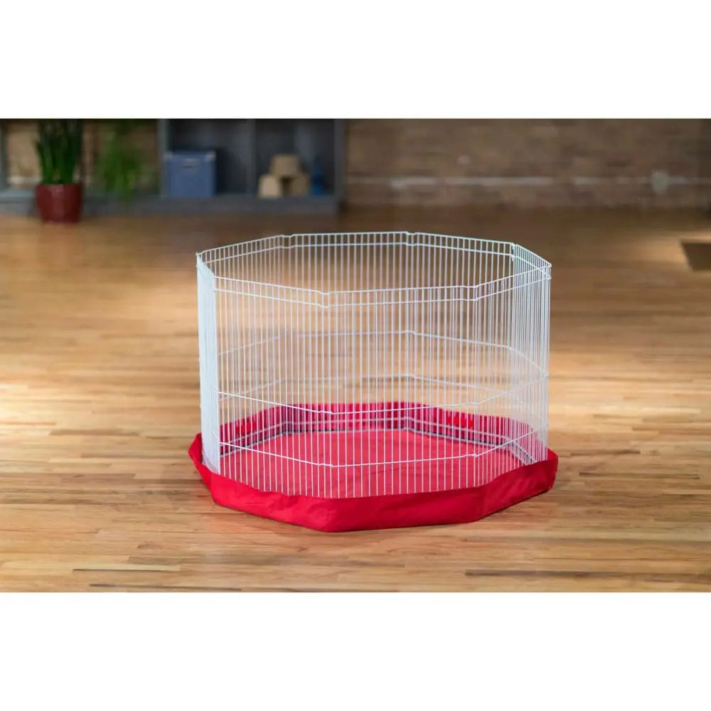 Prevue Pet Products White Indoor/Outdoor Playpen for Ferrets, Rabbits & Guinea Pigs