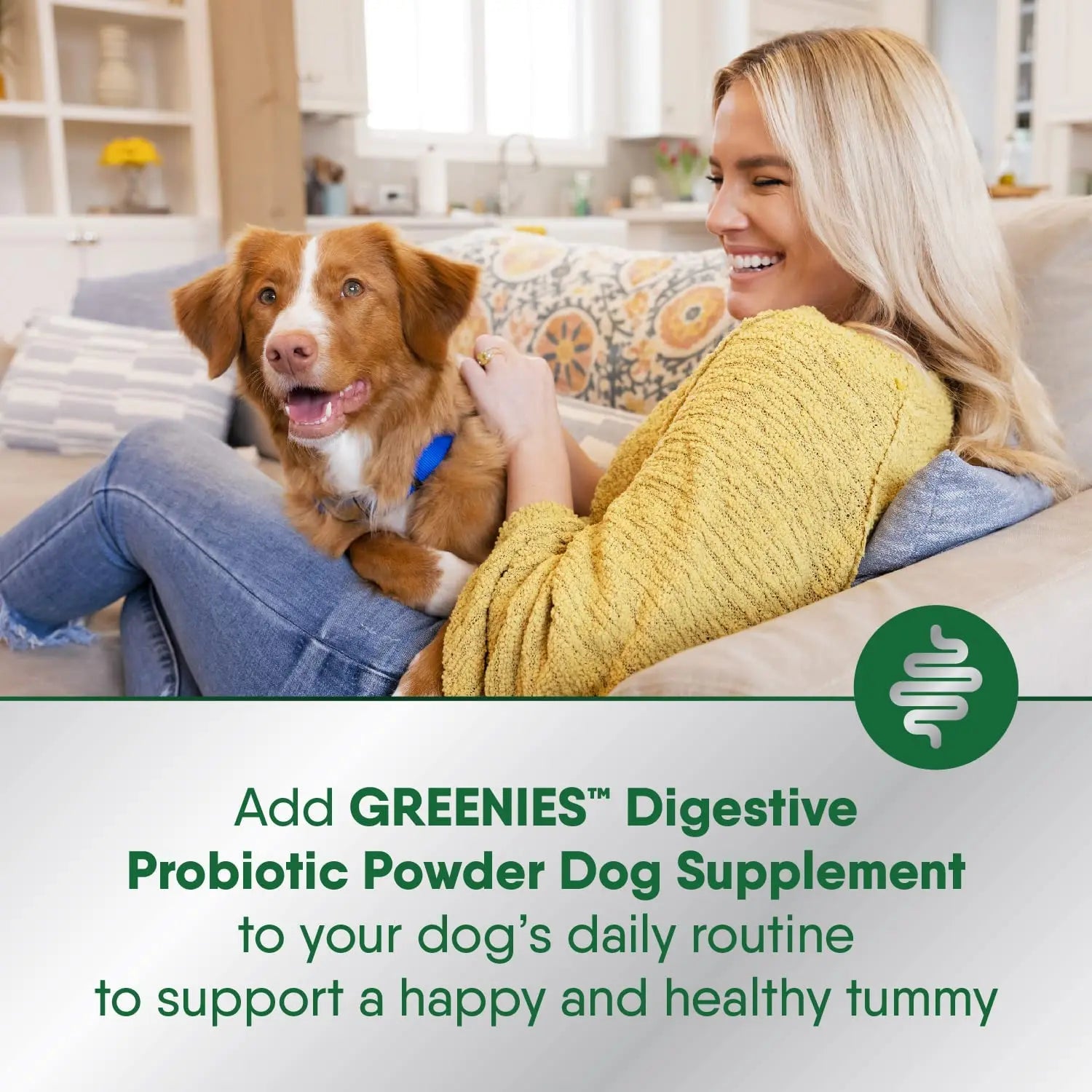 GREENIES High - Potency Digestive Probiotic Clinical - Strength Dietary Supplement for Dogs in 30 - Packet Pack
