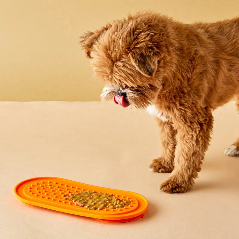 Poochie Butter Squeeze Pack with Oval Lick Pad - Premium Dog Peanut Butter Treat