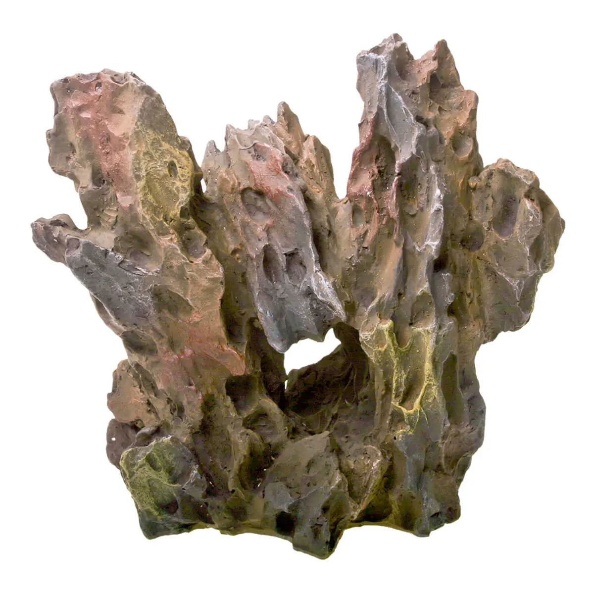 Blue Ribbon Exotic Environments Stunning Petrified Driftwood Decoration for Terrariums and Aquariums