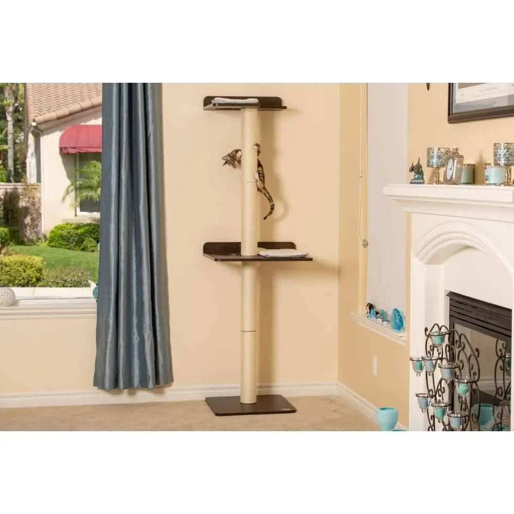 Premium Ultimate Cat Climbing Tower and Activity Tree with Tall Sisal Scratching Posts - Modern-Style Cat Furniture