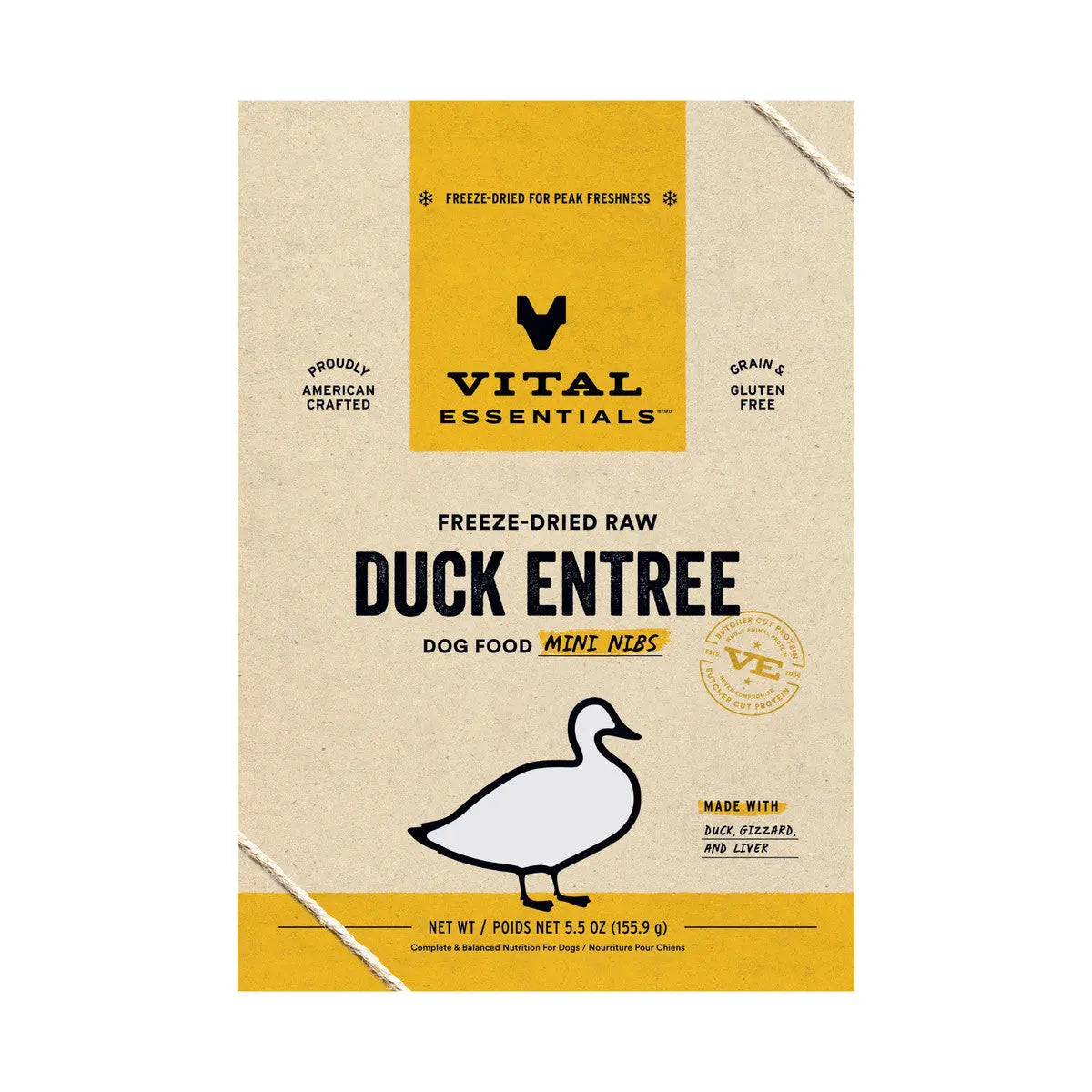 Vital Essentials® Mini Nibs Freeze-Dried Raw Duck Entree Dog Food