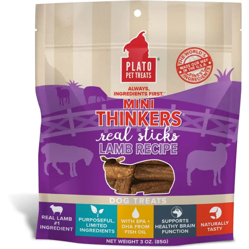 Plato Mini Lamb Treats for Training Smart Canine Thinkers