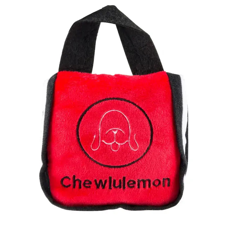 High - end Diggity Dog Chewlulemon Brand Tote - style Squeaker Dog Toy for Fetching and Stretching