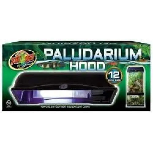 Zoo Med 12-Inch Black Paludarium Hood for Reptile Habitats
