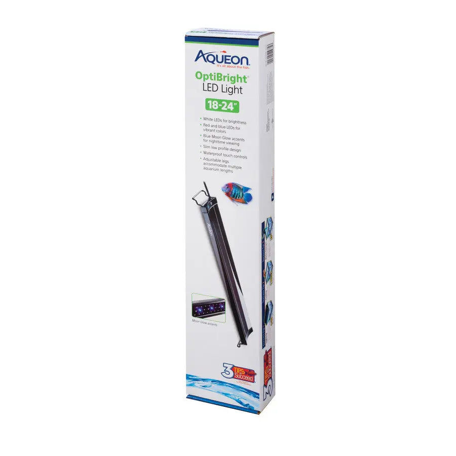 Aqueon Optibright Slim LED Light Fixture for Aquariums