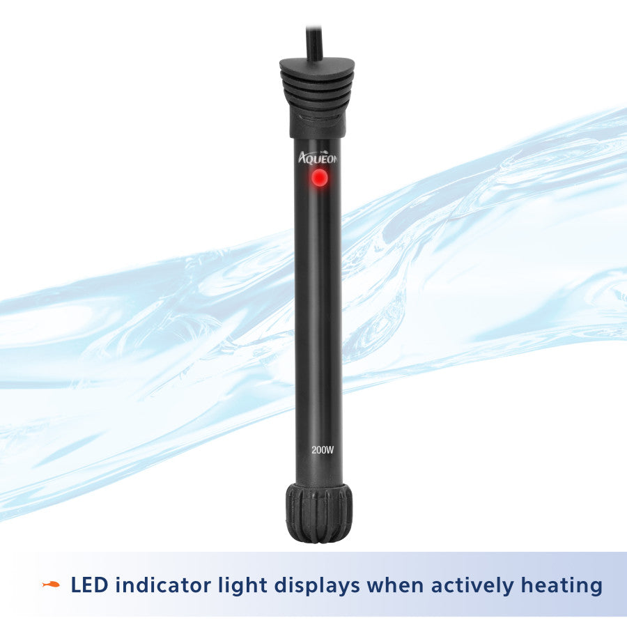 Aqueon Fully Submersible Preset Aquarium Heater with Auto Shut - off