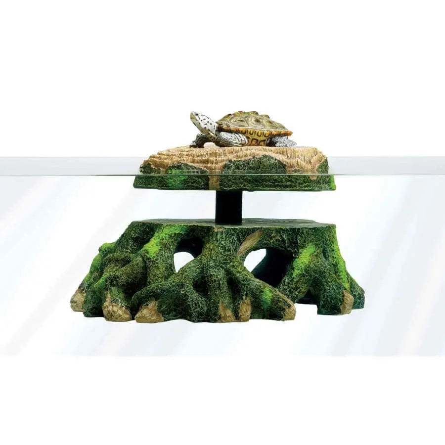Zilla Freestanding Floating Basking Platforms for Turtles, Newts, and Aquatic Reptiles or Amphibians - Dimensions: 11.75 X 9.5 X 5.25 inches