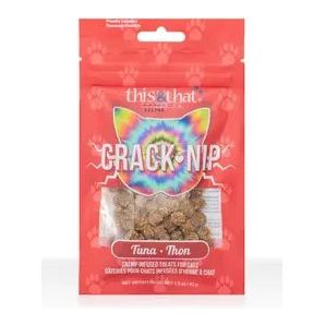 This & That 1.5oz Dehydrated Tuna Cat Treats Infused with Catnip