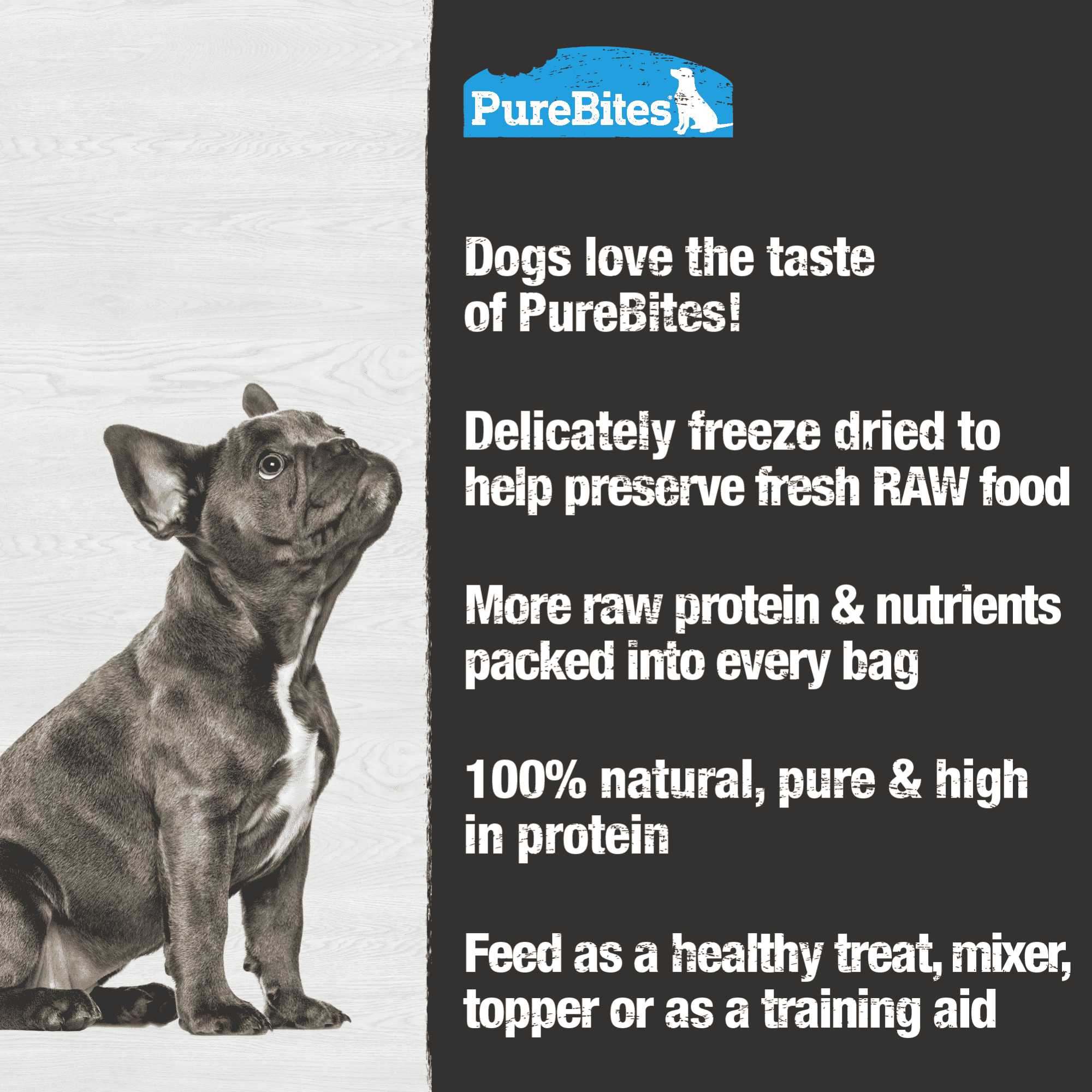 PureBites Premium Freeze - Dried Dog Treats Made from 100% Pure New Zealand Lamb Liver