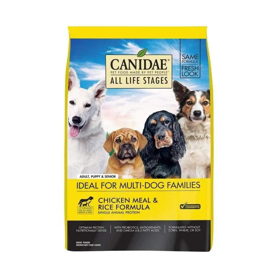 CANIDAE Premium Dry Dog Food with Chicken Meal & Rice Formula for All Life Stages