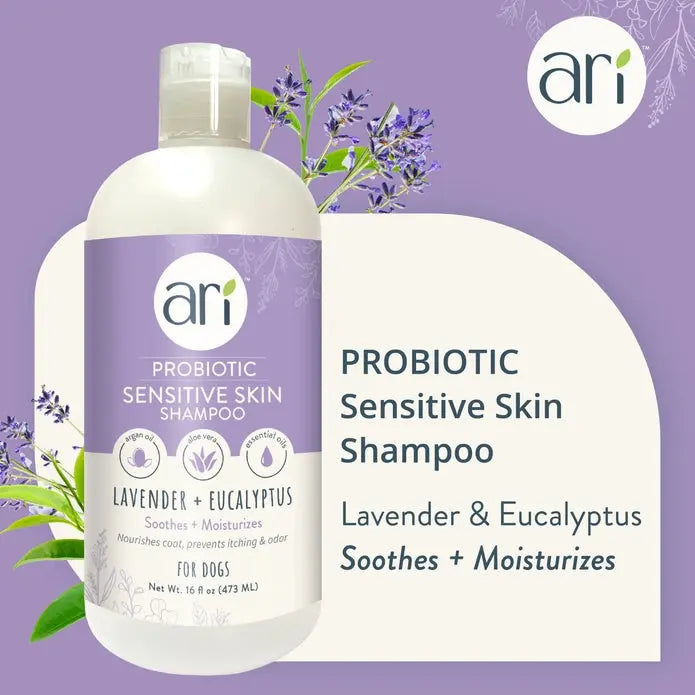 16 oz Health Extension Ari Probiotic Dog Shampoo for Sensitive Skin