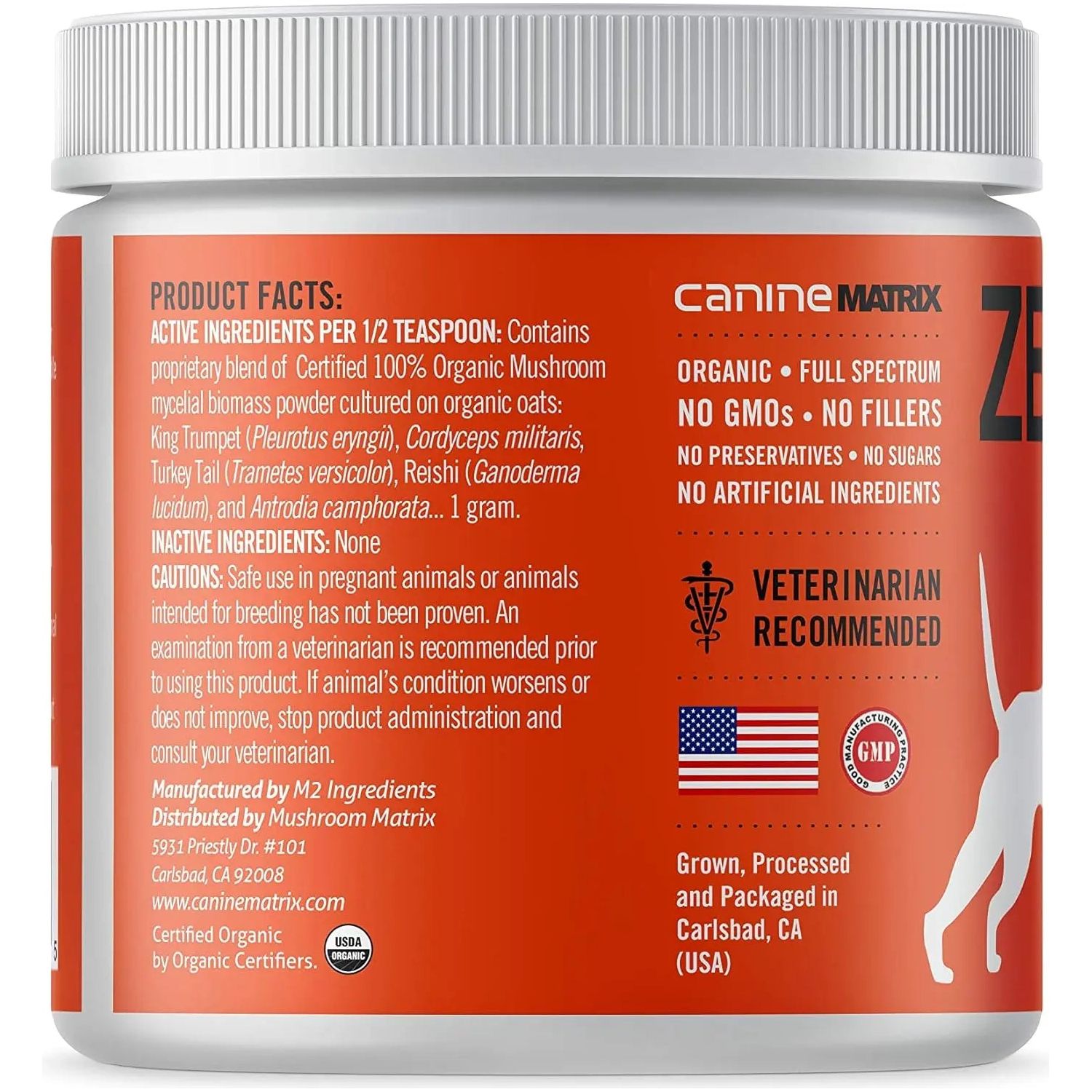 Canine Matrix Zen Calming Support Dietary Supplement for Dogs - 200g