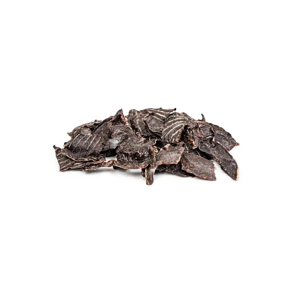 Winnie Lou Premium Grass - Fed Bison Heart Bites as Delicious Dog Treats, 4.8 oz