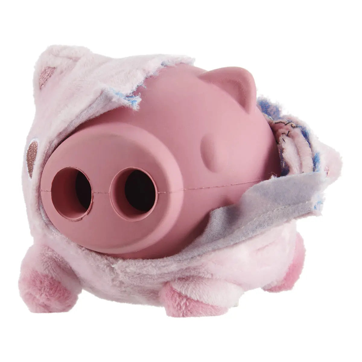 BARK Pink Medium Rubber Super Chewer Pig Hog Hambone Dog Toy