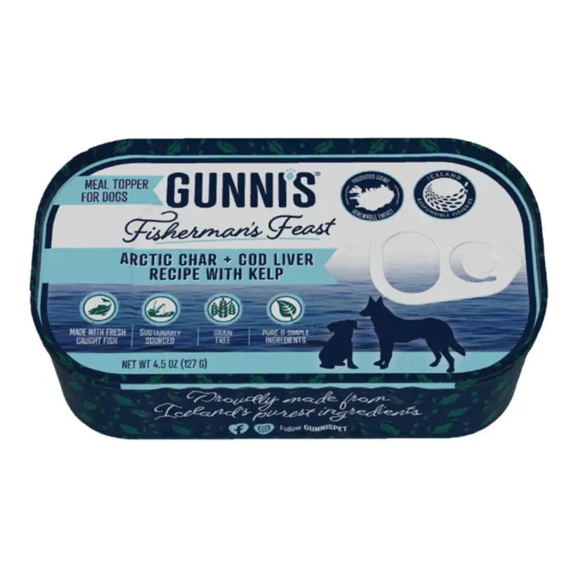 Gunni's Premium Dog Food Topper with Nutritious Kelp - 4.5 Ounce Can, Pack of 12
